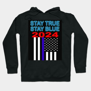 Back the Blue Flag shirt, Stay True, Stay Blue Hoodie